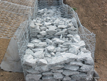Lead stone cage net